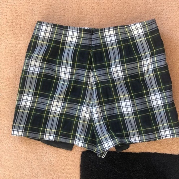 Asymmetrical Tartan Skort - Picture 2 of 3